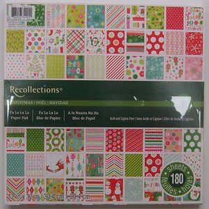 RECOLLECTIONS - "Fa La La La" Paper Pad (NEW)
